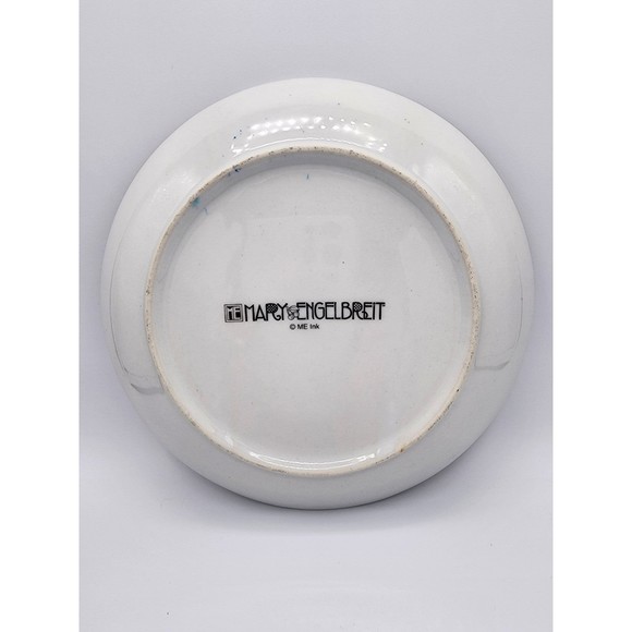 Mary Engelbreit Holiday Christmas Cookie Serving Plate - Santa & Children - Picture 2 of 2